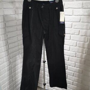 NWT Reitmans Ladies Size 5 Washable Stretch Wide Leg Preferred Fit Cargo Pants